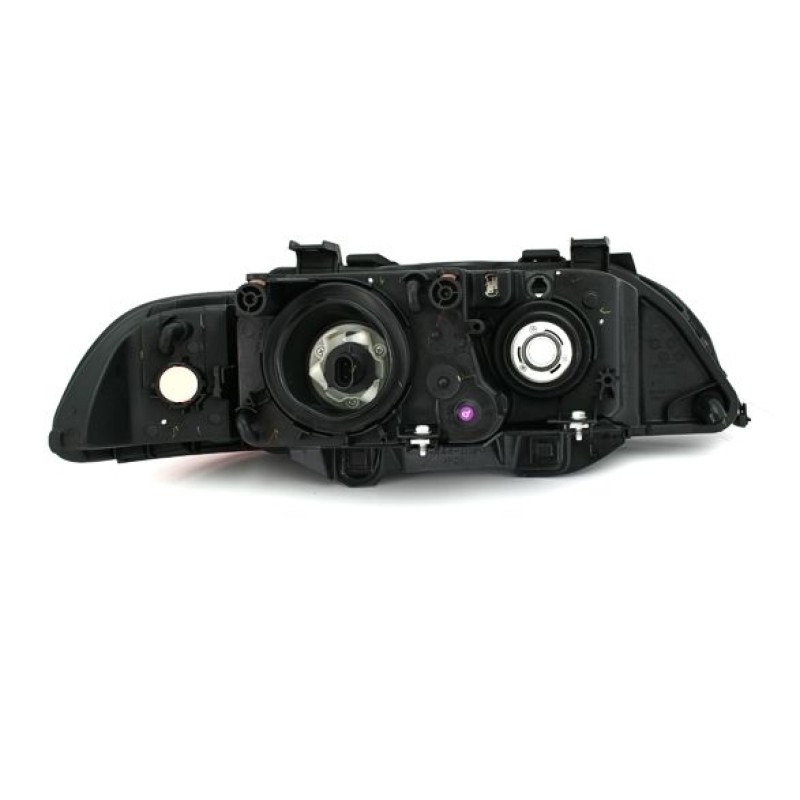 Φανάρια εμπρός BMW E39 (1995-2000) - άσπρο φλας , με λάμπες (Η1) - σετ 2τμχ.