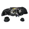 Φανάρια εμπρός BMW E39 (1995-2000) angel eyes - χρωμίου , χωρίς λάμπες (Η7) - σετ 2τμχ.