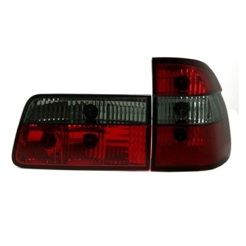Πίσω φανάρια BMW E39 combi (1997-2004) - μαύρα - σετ 2τμχ.