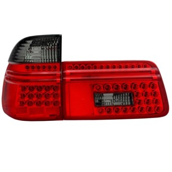 Πίσω φανάρια led BMW E39 combi (1997-2004) - μαύρα - σετ 2τμχ.