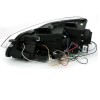 Φανάρια εμπρός BMW E87/Ε81 (2004-2011) angel eyes - black , με λάμπες (Η1) - σετ 2τμχ.