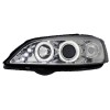 Φανάρια εμπρός Opel Astra G (1998-2004) led angel eyes - CCFL , chrome , με λάμπες (Η1) - σετ 2τμχ.