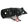 Φανάρια εμπρός Opel Astra G (1998-2004) angel eyes - chrome , με λάμπες (Η1) - σετ 2τμχ.