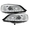 Φανάρια εμπρός Opel Astra G (1998-2004) led - chrome , με λάμπες (Η1) - σετ 2τμχ.