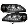 Φανάρια εμπρός Opel Astra G (1998-2004) led - μαύρα , χωρίς λάμπες (Η7) - σετ 2τμχ.