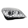 Φανάρια εμπρός Opel Astra H (2004-2009) led - χρωμίου , με λάμπες (Η1) - σετ 2τμχ.