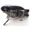 Φανάρια εμπρός Opel Astra H (2004-2009) led - black , με λάμπες (Η1) - σετ 2τμχ.