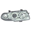 Φανάρια εμπρός Opel Astra F (1991-1999) angel eyes - chrome , με λάμπες (Η1) - σετ 2τμχ.