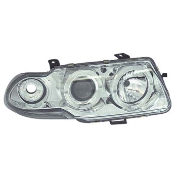 Φανάρια εμπρός Opel Astra F (1991-1999) angel eyes - chrome , με λάμπες (Η1) - σετ 2τμχ. Φανάρια εμπρός Opel Astra F (1991-1999) angel eyes - chrome , με λάμπες (Η1) - σετ 2τμχ.