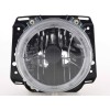 Φανάρια εμπρός Vw Golf II (1983-1993) angel eyes και σταυρός - μαύρα chrome , με λάμπες (Η1) - σετ 2τμχ.