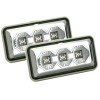 Led φλας φτερού Vw Golf 3 / Vento / Passat - χρωμίου - σετ 2τμχ.