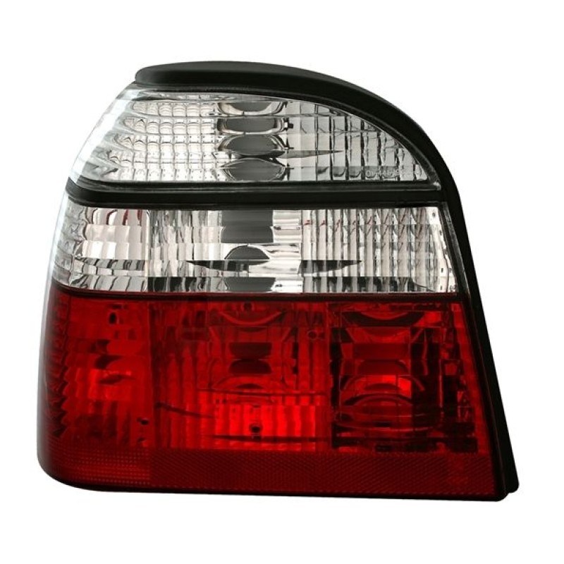 Πίσω φανάρια Vw Golf III chrome - σετ 2τμχ.