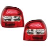 Πίσω φανάρια led Vw Golf III - κόκκινα / chrome - σετ 2τμχ.