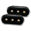 Led φλας φτερού Vw / Ford / Seat - μαύρα - σετ 2τμχ.