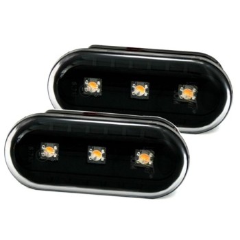Led φλας φτερού Vw / Ford / Seat - μαύρα - σετ 2τμχ.