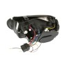 Φανάρια εμπρός Vw Golf IV - μαύρα , με λάμπες (Η1) led - σετ 2τμχ.