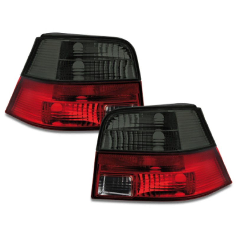 Πίσω φανάρια Vw Golf IV (1997-2003) - black - σετ 2τμχ.