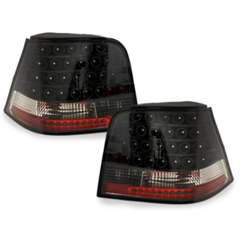 Πίσω φανάρια led Vw Golf IV (1997-2003) - μαύρα - σετ 2τμχ.
