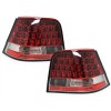 Πίσω φανάρια led Vw Golf IV - κόκκινα/chrome - σετ 2τμχ.