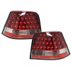 Πίσω φανάρια led Vw Golf IV - κόκκινα/chrome - σετ 2τμχ.