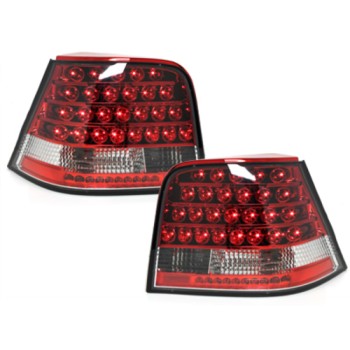 Πίσω φανάρια led Vw Golf IV - κόκκινα/chrome - σετ 2τμχ. Πίσω φανάρια led Vw Golf IV - κόκκινα/chrome - σετ 2τμχ.