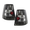 Πίσω φανάρια led Vw Bora / Golf IV combi - μαύρα - σετ 2τμχ.