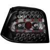 Πίσω φανάρια led Vw Golf IV (1997-2003) - black - σετ 2τμχ.