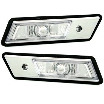 Φλας BMW E36 / E34 (1991-1999) - χρωμίου - σετ 2τμχ.