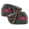 Πίσω φανάρια led BMW E90 sedan (2005-2008) - μαύρα χρωμίου - σετ 2τμχ.