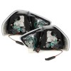 Πίσω φανάρια led BMW E90 sedan (2005-2008) - μαύρα χρωμίου - σετ 2τμχ.