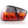 Πίσω φανάρια με led φλας BMW E90 sedan (2005-2008) - chrome - σετ 2τμχ.