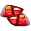 Πίσω φανάρια BMW E91 combi με led φλας (2005-2008) - chrome - σετ 2τμχ.