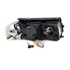 Φανάρια εμπρός Vw Passat 3Β/B5 (1997-2000) - chrome , με λάμπες (Η1) - σετ 2τμχ.