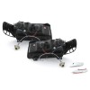 Φανάρια εμπρός Vw Passat Β4 (1993-1996) led - chrome , με λάμπες (Η1) - σετ 2τμχ.