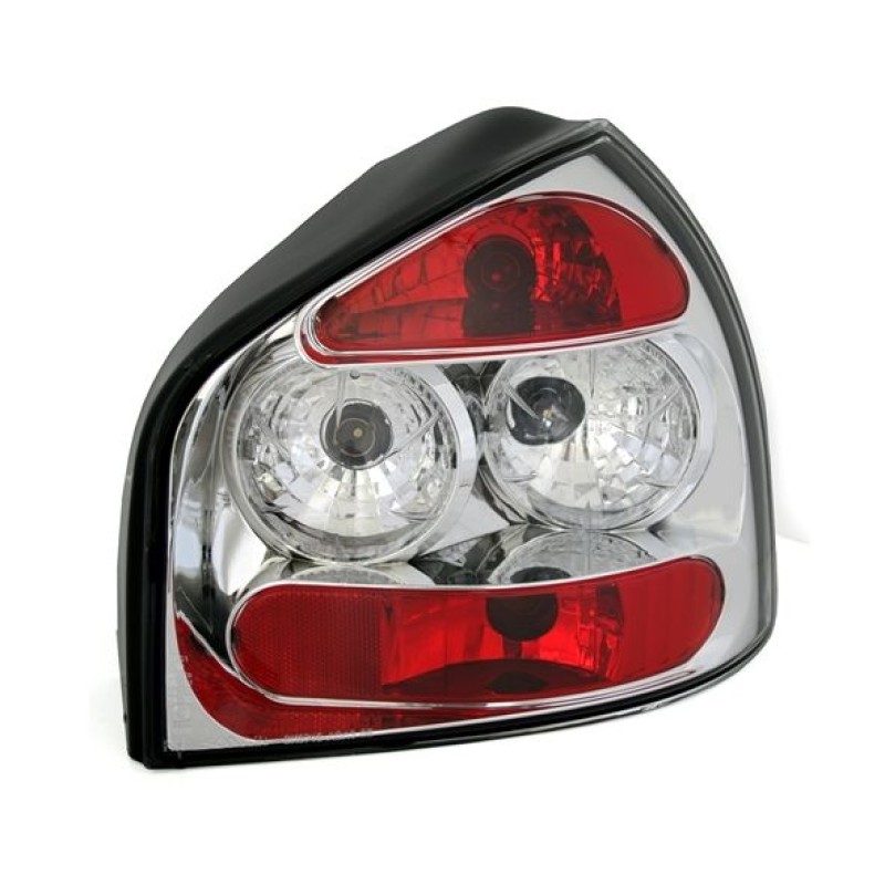 Πίσω φανάρια Audi A3 (1996-2000) - chrome - σετ 2τμχ.