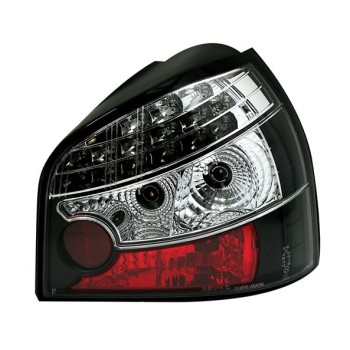 Πίσω φανάρια led Audi A3 (1996-2003) - μαύρο - σετ 2τμχ.