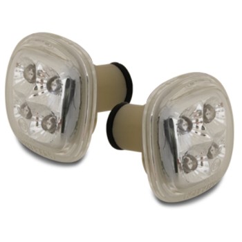 Led φλας Audi A3 / A4 / Skoda (1995-2000) - χρωμίου - σετ 2τμχ. Led φλας Audi A3 / A4 / Skoda (1995-2000) - χρωμίου - σετ 2τμχ.