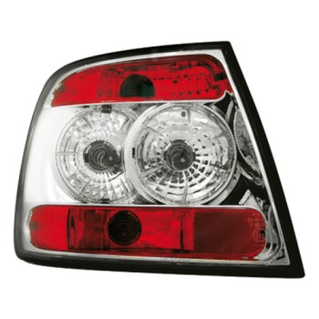 Πίσω φανάρια Audi A4 sedan (1995-2001) - chrome - σετ 2τμχ.