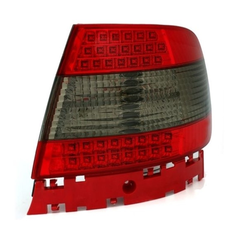 Πίσω φανάρια Audi A4 sedan (1995-2001) τύπου led - μαύρα - σετ 2τμχ.