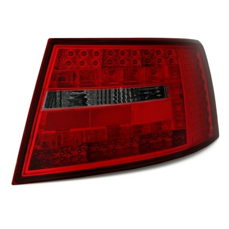Πίσω φανάρια led Audi A6 4F sedan (2004-2008) - φιμέ φλας - σετ 2τμχ.