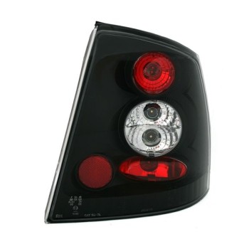 Πίσω φανάρια Opel Astra G coupe / sedan 2/4 πορτο (1998-2004) - μαύρα - σετ 2τμχ.