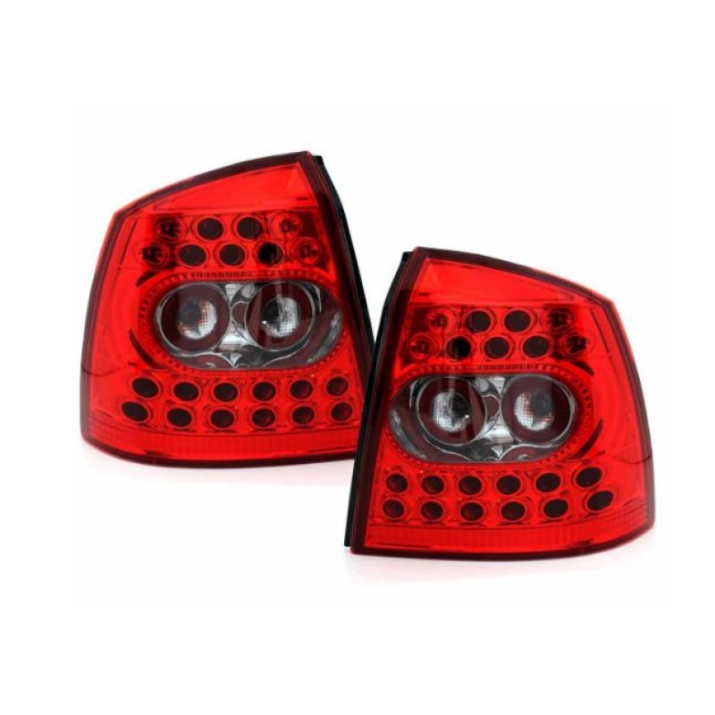 Πίσω φανάρια led Opel Astra G 3/5 πορτο (1998-2004) κόκκινα - σετ 2τμχ.