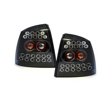 Πίσω φανάρια led Opel Astra G 3/5 πορτο (1998-2004) - μαύρα - σετ 2τμχ.