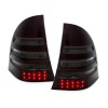 Πίσω φανάρια led Mercedes combi C-Class W203 (2000-2004) - μαύρα - σετ 2τμχ.