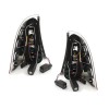 Πίσω φανάρια led Mercedes combi C-Class W203 (2000-2004) - μαύρα - σετ 2τμχ.