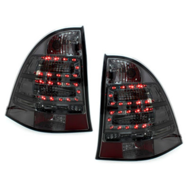 Πίσω φανάρια led Mercedes combi C-Class W203 (2000-2004) - black - σετ 2τμχ.