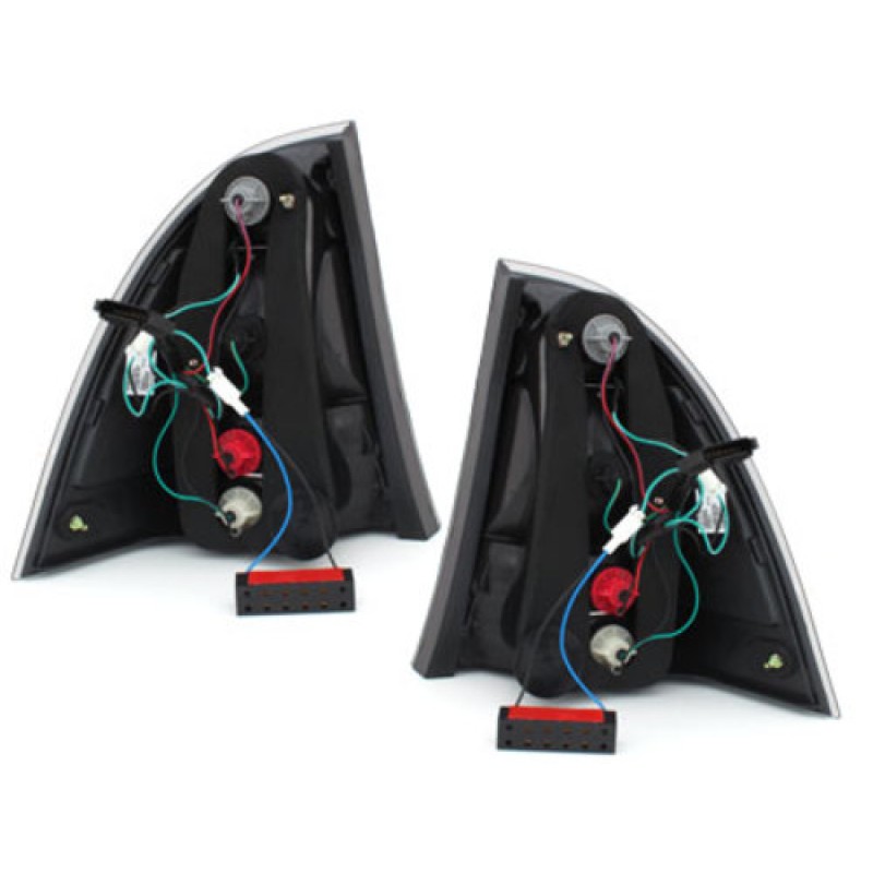 Πίσω φανάρια led Mercedes combi C-Class W203 (2000-2004) - black - σετ 2τμχ.