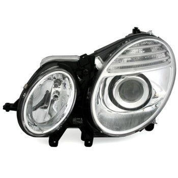Φανάρια εμπρός Mercedes W211 E-Class (2002-2006) , χωρίς λάμπες (Η7) - σετ 2τμχ.