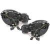 Φανάρια εμπρός Mercedes W211 E-Class (2002-2006) led μαύρα , χωρίς λάμπες (Η7) - σετ 2τμχ.