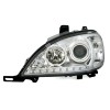 Φανάρια εμπρός Mercedes ML W163 (1998-2001) led , με λάμπες (Η1) - σετ 2τμχ.